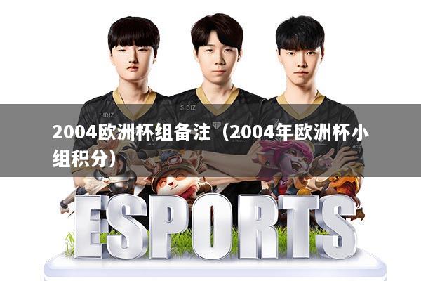 2004欧洲杯组备注（2004年欧洲杯小组积分）
